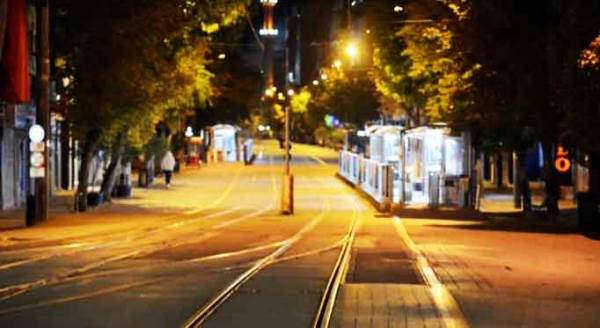 Eskişehir'de sessiz bir gece...