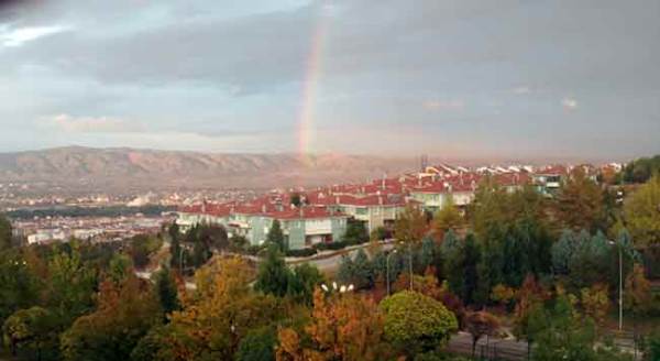 Eskişehir'de seyrine doyumsuz manzara!