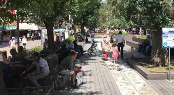 Eskişehir'de sıcaklar bunaltınca...