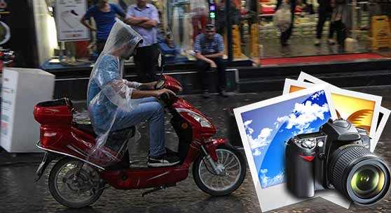 Eskişehir'de şiddetli yağış