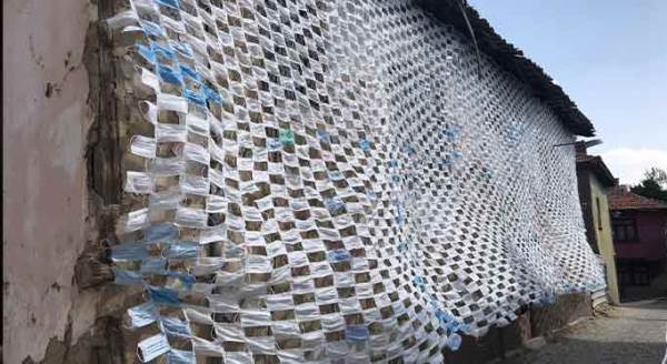 Eskişehir'de tam 2 bin 450 adet kullanılmış maskeyle...