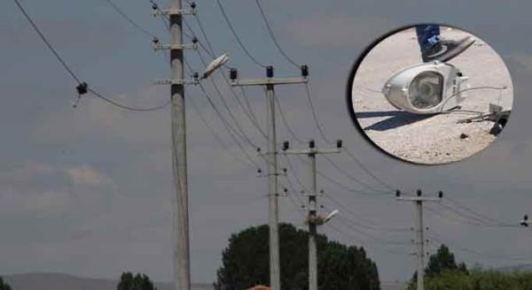 Eskişehir'de tehlike ucuz atlatıldı! Yolun ortasına düştü!