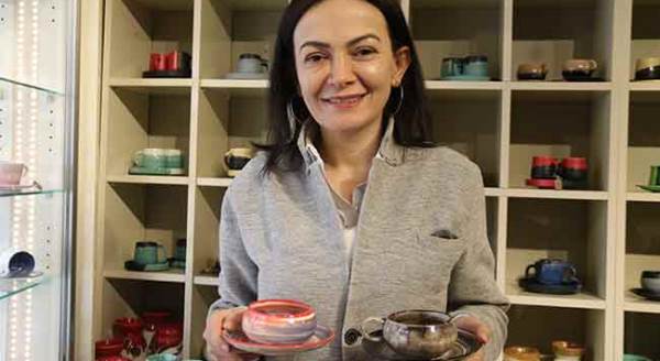 Eskişehir'de üretilen fincanlar, dünyanın dört bir yanına satılıyor