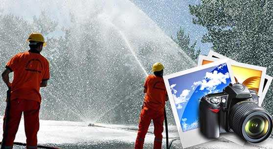 ESKİŞEHİR'DE YANGIN TATBİKATI