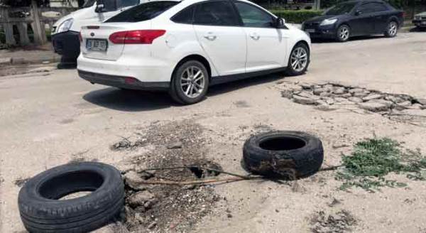 Eskişehir'de yollar öyle bir hale geldi ki...