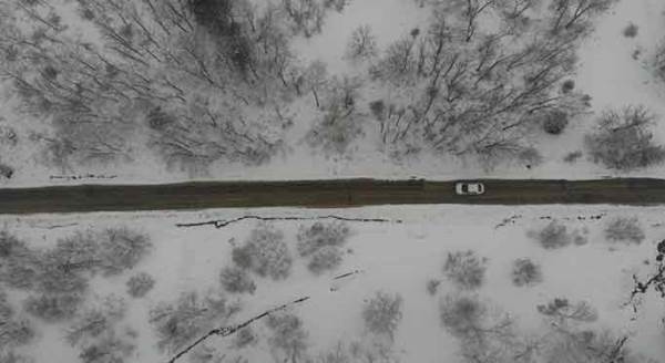 Eskişehir'den Mart ayında kar manzaraları...