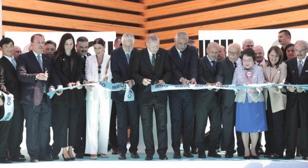 Eskişehir'e gelen Erdoğan OMM açılışında konuştu