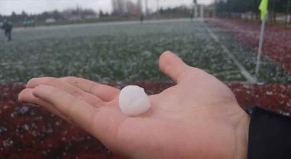 Eskişehir'i dolu vurdu! - Eskişehir hava durumu