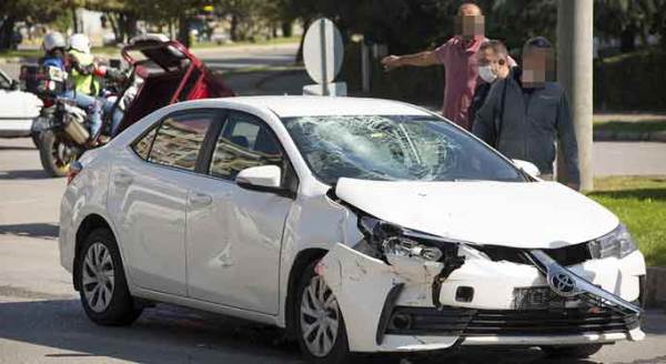 Eskişehir'in göbeğinde feci kaza!