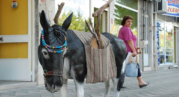 Eskişehir'in ilk eşek heykelini bulduk!