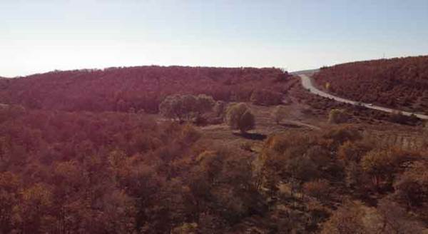 Eskişehir merkezine sadece 20 kilometre uzaklıkta büyüleyen manzara