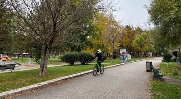 Eskişehir parklarında sonbahar bir başka güzel...