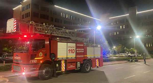 Eskişehir Şehir Hastanesi'nde yangın paniği