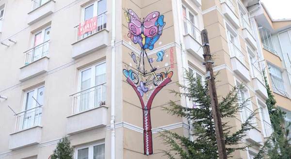 Eskişehir sokaklarında "sıra dışı" çizgiler...