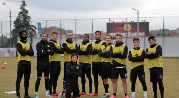 Eskişehirspor antrenmanından çok özel fotoğraflar