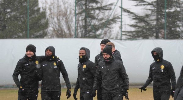 Eskişehirspor'da sevindiren görüntü