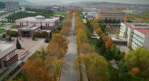 ESOGÜ’de tablo gibi sonbahar manzaraları