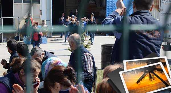 FABRİKA İŞÇİLERİNDEN PROTESTO