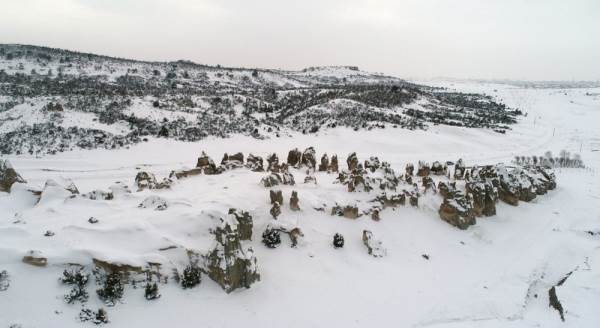 Frigya'da "beyaz" güzellik