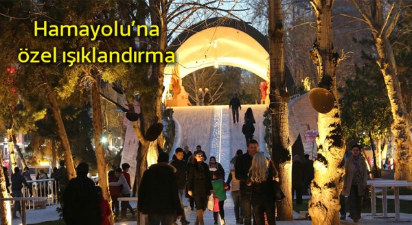 Hamamyolu'na özel ışıklandırma