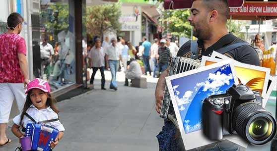 HARÇLIĞINI AKORDİONLA ATOPLADI
