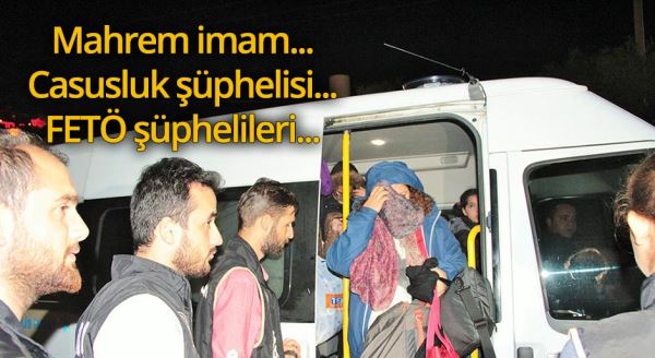 Hepsi de Yunanistan'a kaçarken yakalandı