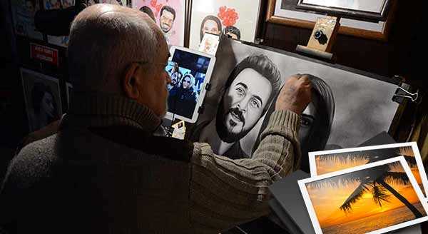 HİÇ EĞİTİM ALMADAN ÇİZİYOR