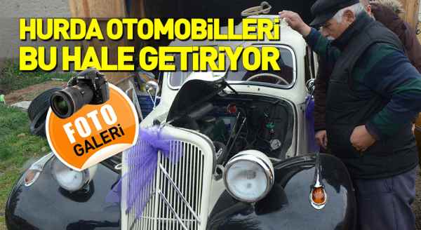 Hurda araçları bu hale getiriyor