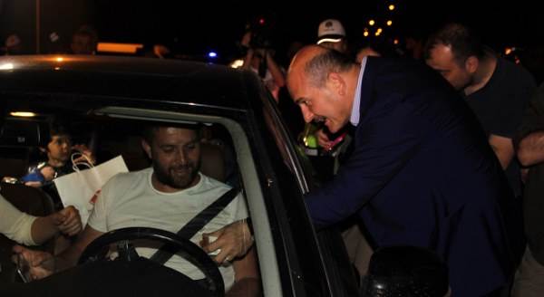 İçişleri Bakanı Soylu Eskişehir’de trafik denetimine katıldı