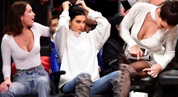 İşte NBA maçına damga vuran ünlüler