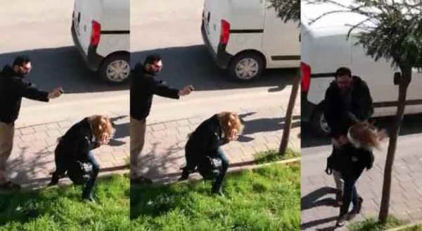 Kadın sürücüye biber gazlı saldırı!