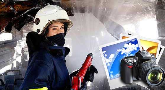 Kadınla da ateşe el atıyor