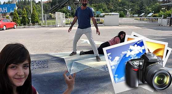 KAĞIT UÇAKLARI PARKA ÇİZDİLER