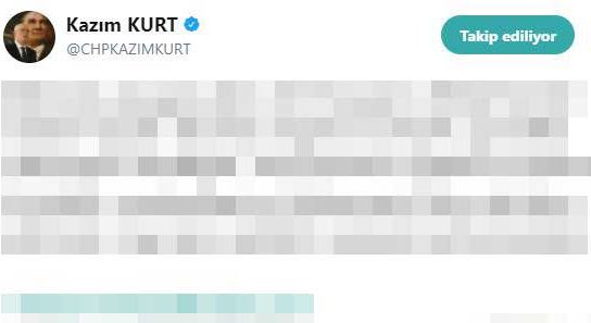 Kazım Kurt, bu tweeti atıp fotoğrafları paylaştı...