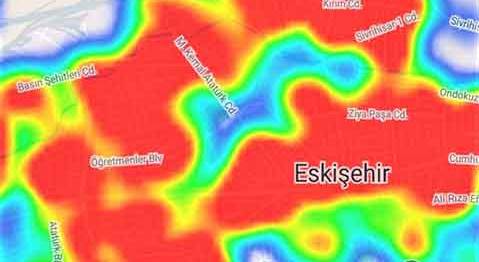 Koronavirüs Eskişehir'in her yanını sardı!