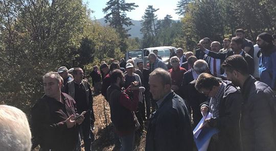 Köy halkı ayaklandı!