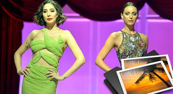 MANKENLER PODYUMUN TOZUNU ATTIRDI