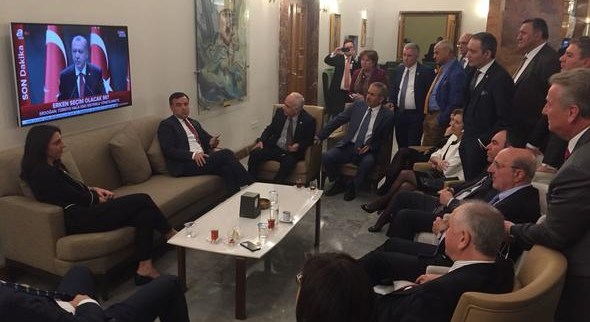 Milletvekilleri Erdoğan'ın açıklamasını böyle izledi