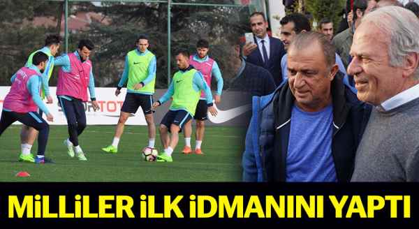Milli Takım Eskişehir'de ilk idmanını yaptı
