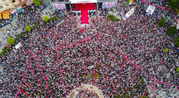 Muharrem İnce'nin Eskişehir mitinginden fotoğraflar