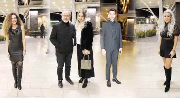 Ödül töreni öncesi göz alıcı parti