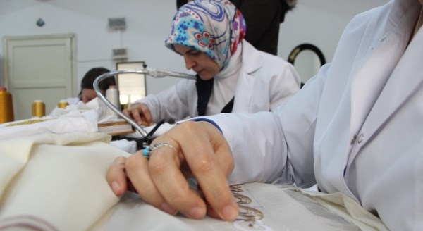 Osmanlı hanedanlarına Maraş işi göz nuru puşide