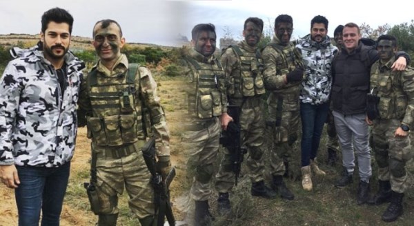 Özçivit'ten askerlere tatlı ikramı