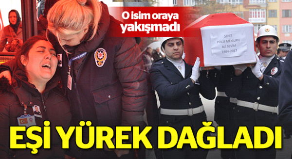 Şehidin eşi yürek dağladı