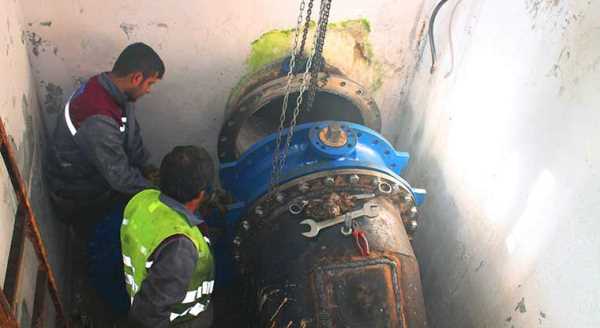 Şehir şebekesine su verilmeye başlandı