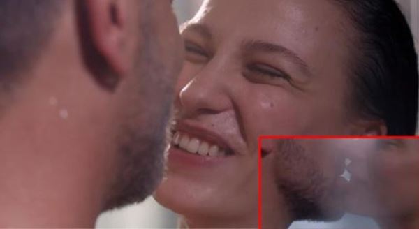 Serenay Sarıkaya'nın öpüşme sahnesi olay oldu!