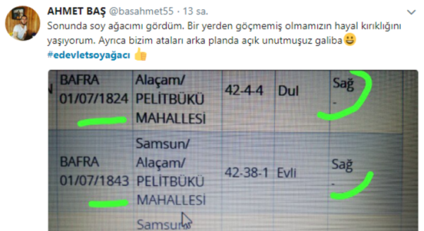 Soyağacına bakanlar şaşkın