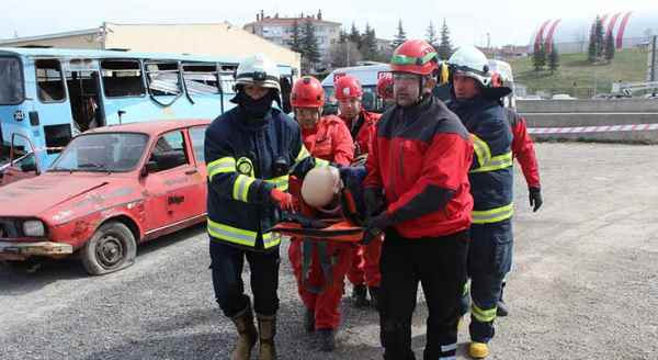Tatbikat gerçeğini aratmadı