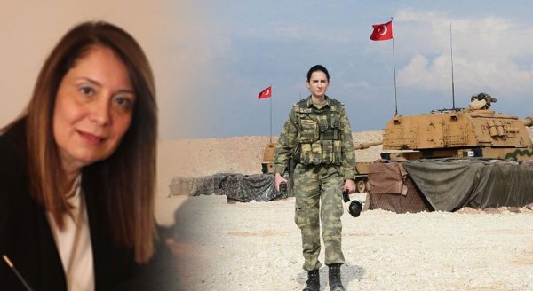 Türk kadını hep en ön saftadır