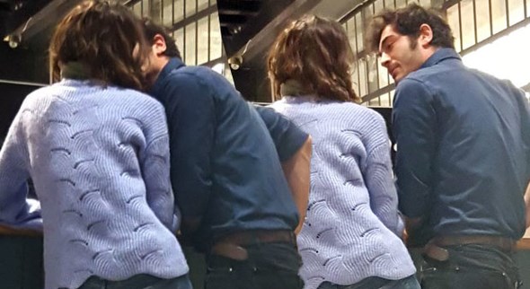 Ünlü çiftin romantik anları!